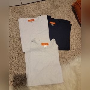 3 pack - Orange Standard long sleeve tees